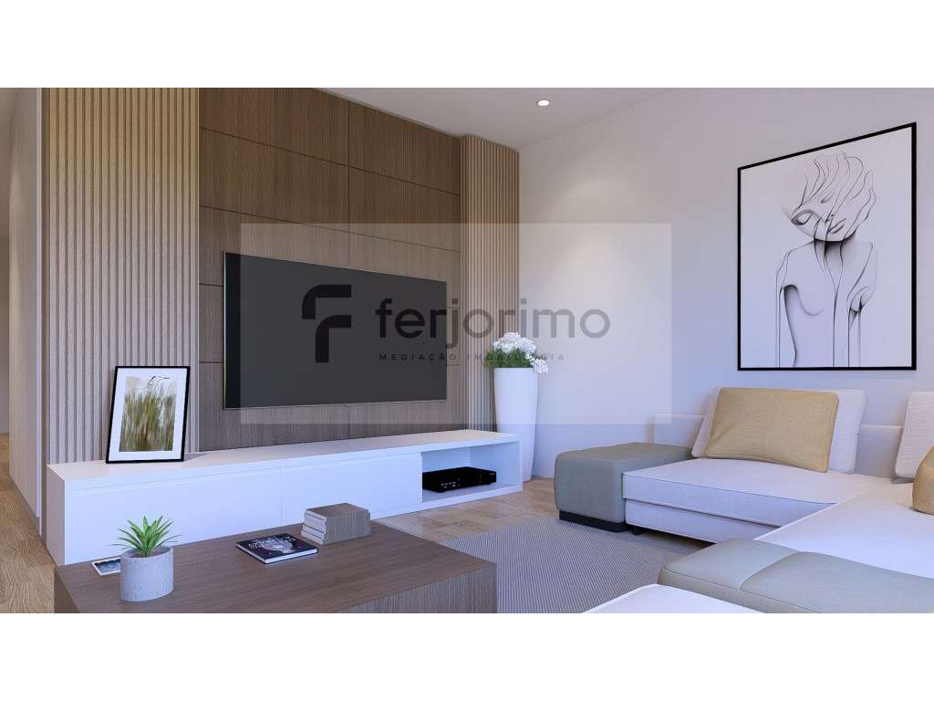 Andar Moradia Tipo T2 com moveis de cozinha, roupeiros forrados e d...-10