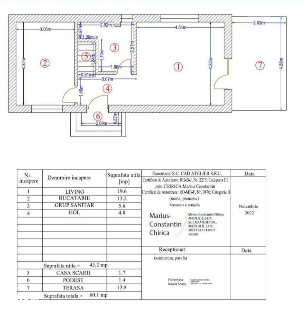 Casa Vilă 3 camere 2 băi și terasă Măgurele Ilfov cu teren 500 mp. - Imagine principală: 4/15