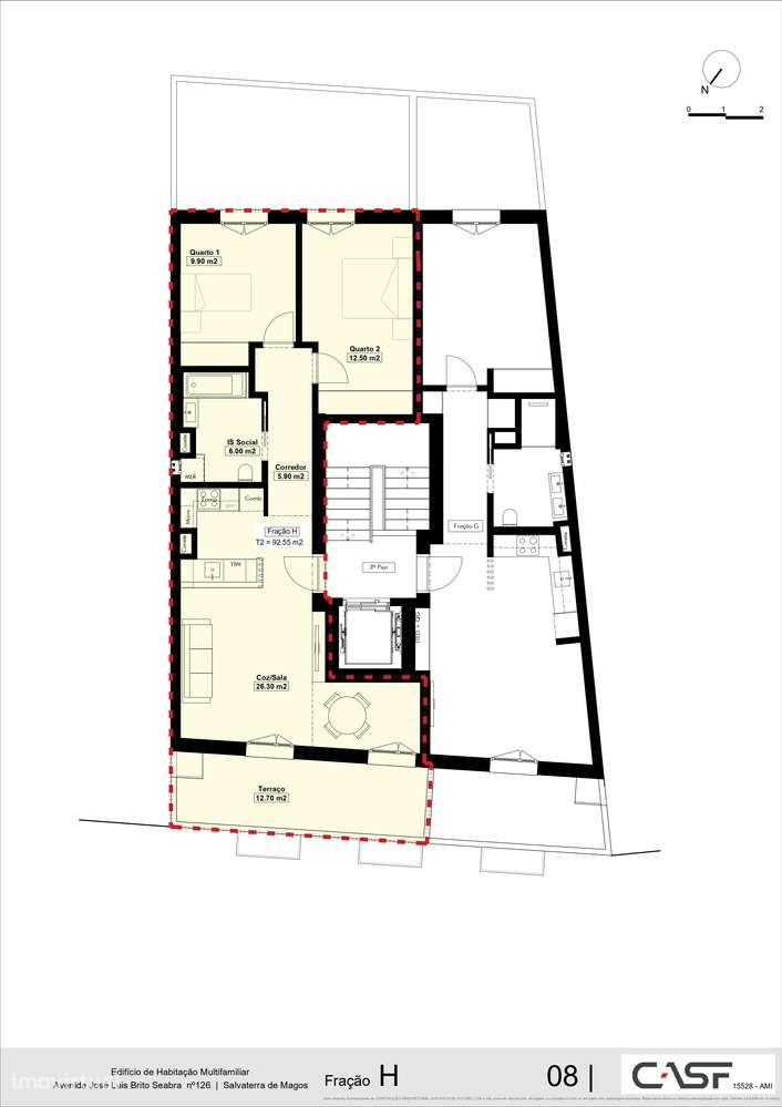 Apartamento T2 - Fração H - Salvaterra de Magos - CASF-5