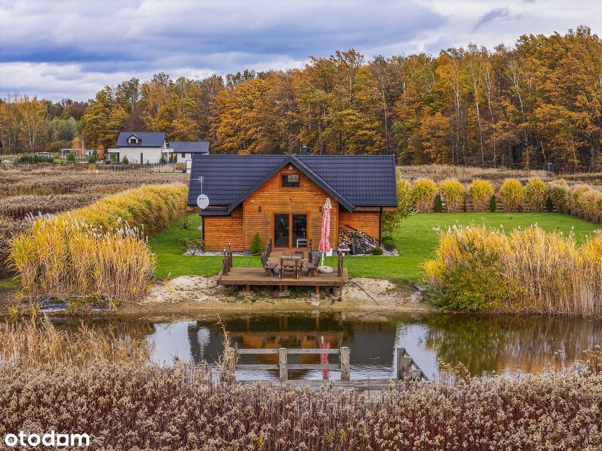 Prywatny Staw | Linia Brzegowa | Pomost | Działka 2000m2-1