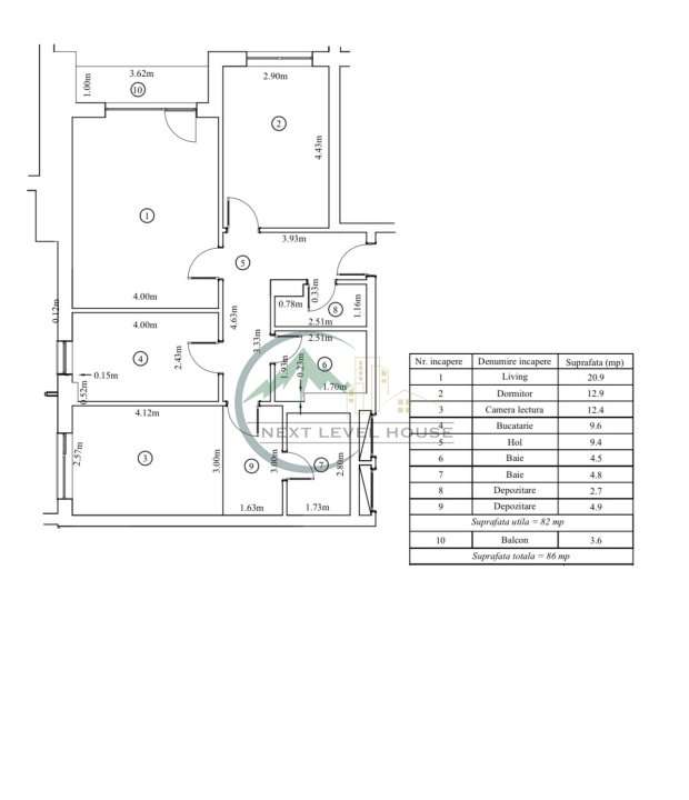 Apartament 3 camere, Urban Plazza-9