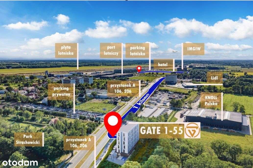 Lokale Biurowe Blisko Lotniska_1 Piętro_71m2-3