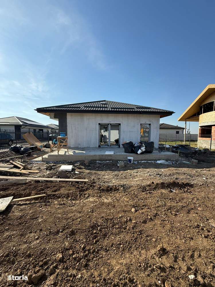 Casa Individuala Parter+Mansarda Clinceni, Pompa de caldura+panouri - Imagine principală: 5/20