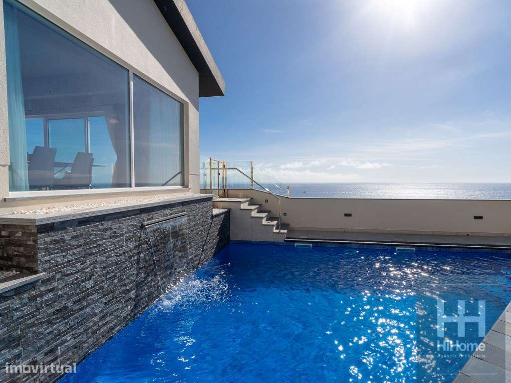 Moradia T3 térrea com piscina e vista mar - Praia dos Reis Magos-7