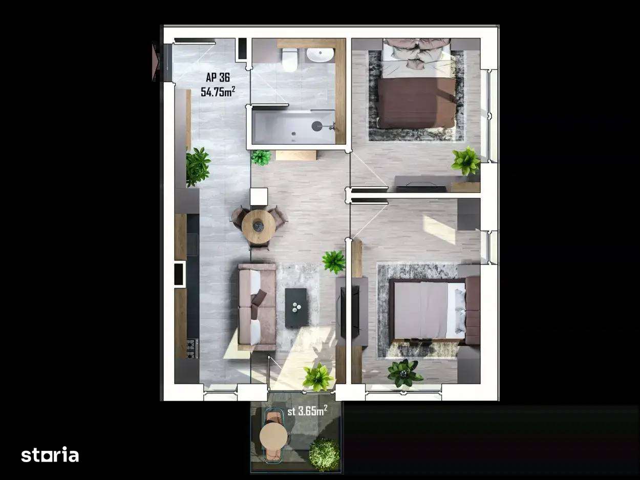 Apartament 3 camere - Imagine principală: 1/15