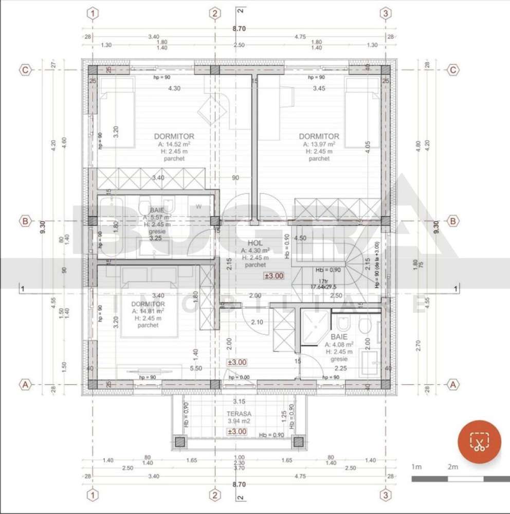 Casa individuala 120 mp, teren 450, zona Dezmir - Imagine principală: 5/6