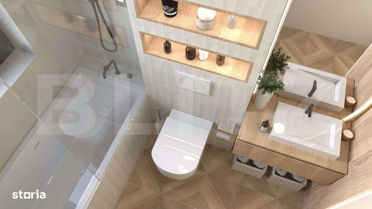 Apartament 2 camere,54 mp utili,terasa 19 mp.Calea Aradului-TVA 9% - Imagine principală: 4/6