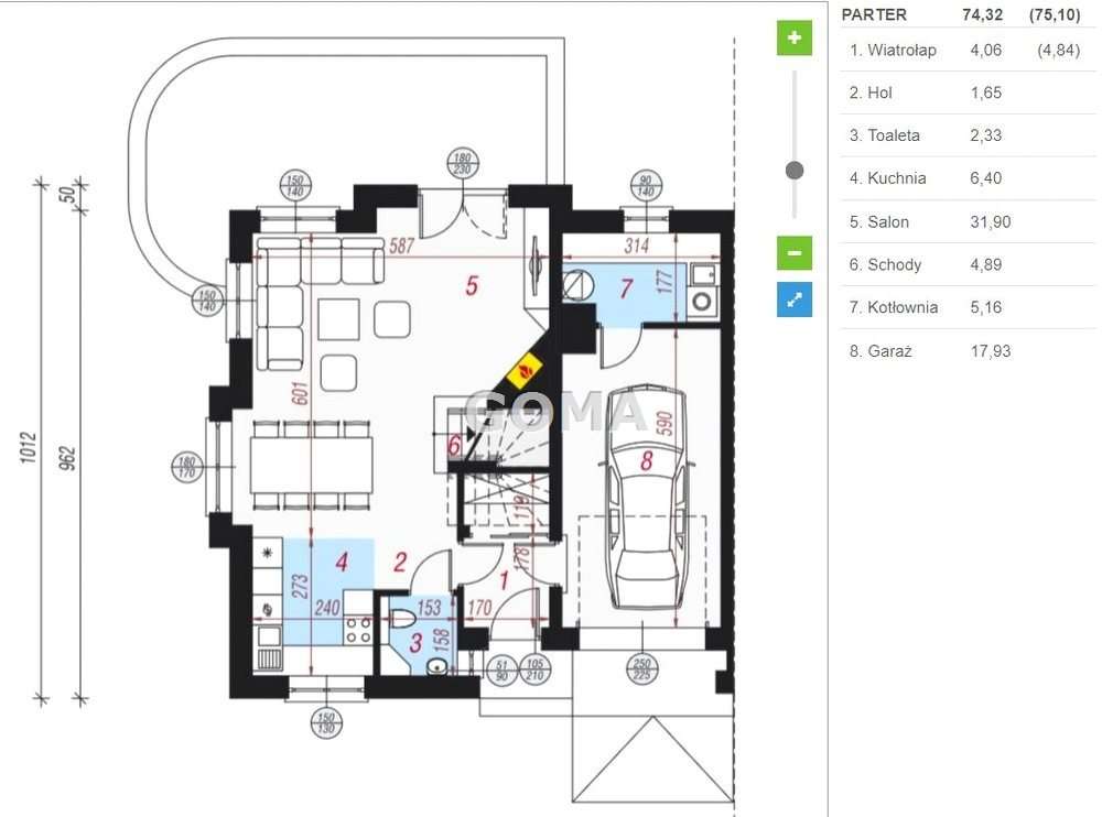 Okazja. 895 tys. dom k/ Zalesia Górnego,-10