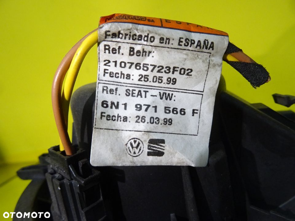 DMUCHAWA WENTYLATOR SEAT AROSA 6N1819021A NR297 - 8