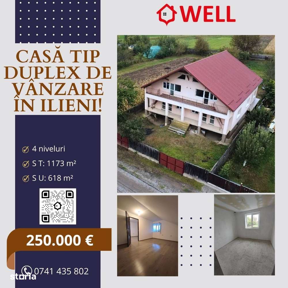 Casă tip duplex de vânzare în Ilieni! - Imagine principală: 1/20