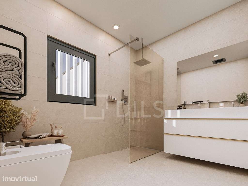 Moradia T3 com garagem e piscina na Herdade do Meio, Amora - Grande imagem: 4/14