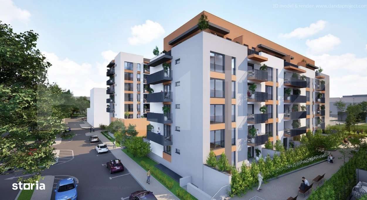 Apartament 2 camere, 37 mp, constructie noua, zona Dunarii - Imagine principală: 4/4