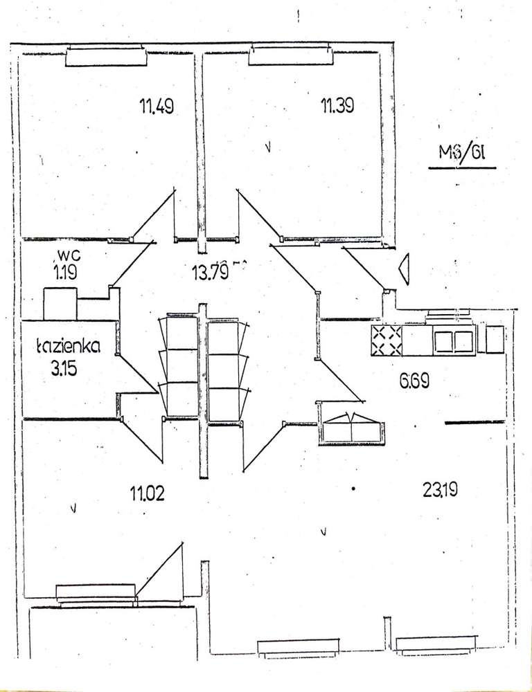 Rozkładowe 4-pokojowe mieszkanie na Ursynowie do własnej aranżacji!-5