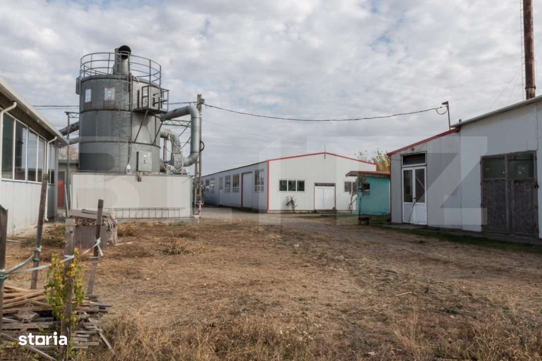 Hale, spatiu productie si depozitare 3187 mp si teren 9141 mp. - Imagine principală: 4/19
