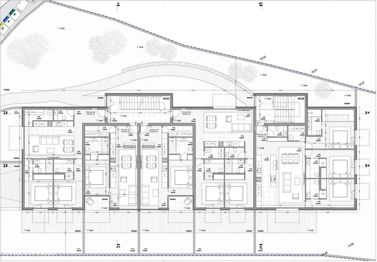 Terreno com Projeto Aprovado destinado a habitação multifamiliar –-1
