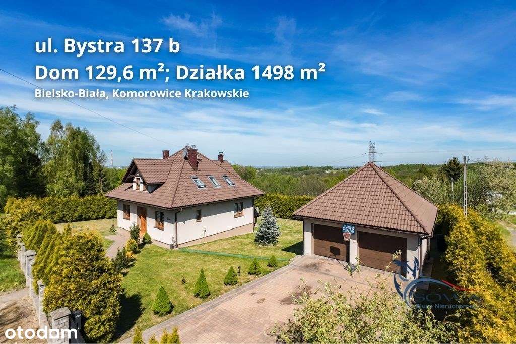 DOM Z DUŻĄ DZIAŁKĄ 1498 m² | TARAS | GARAŻ 2-STANOWISKOWY