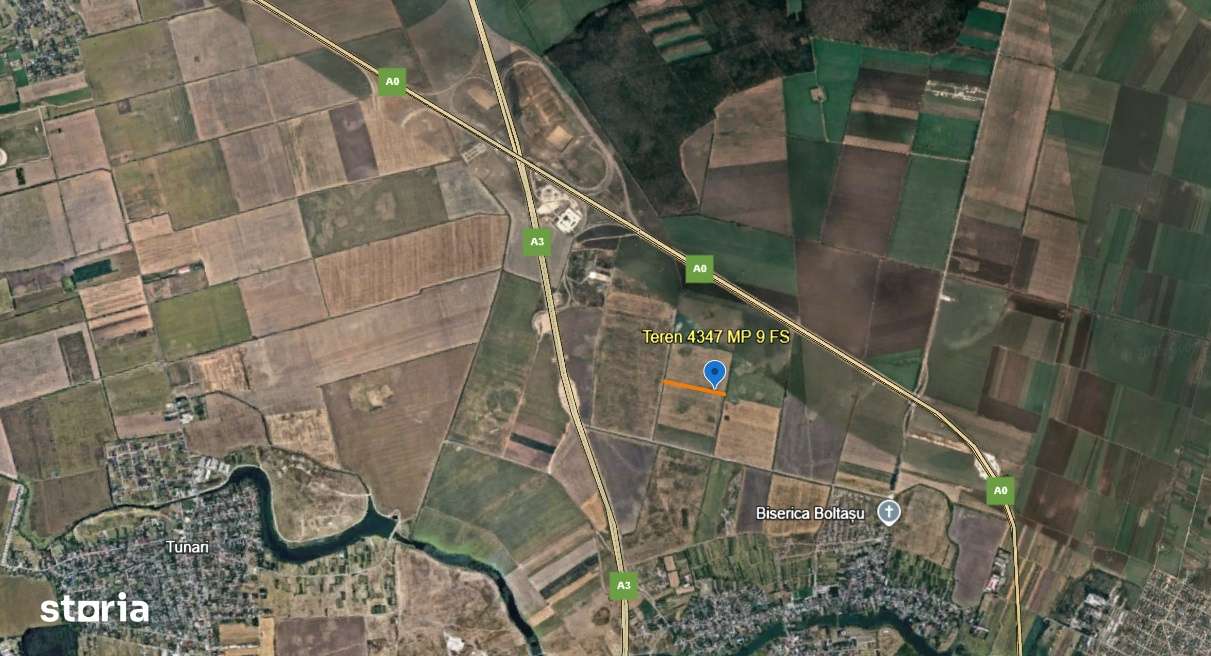Vanzare Teren 4.347 MP Intravilan Tarla 10-Ștefanestii de Jos, Zona n-0