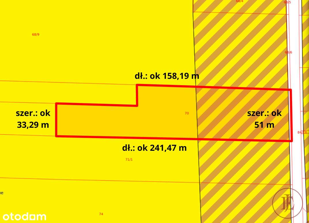 Działka z Mpzp: domy i usługi asfalt/media - Pełny obrazek: 4/9
