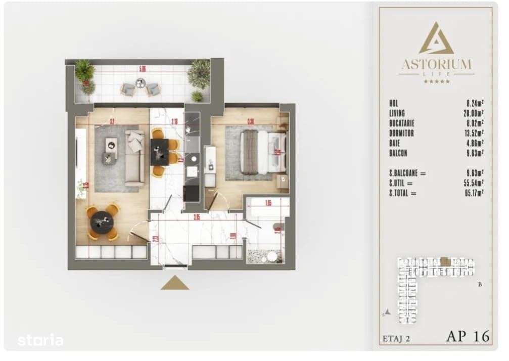 AP. 2CAM. BLOC FINALIZAT-VATA BAZALTICA,TRIPAN / PROIECT ASTORIUM! - Imagine principală: 3/17