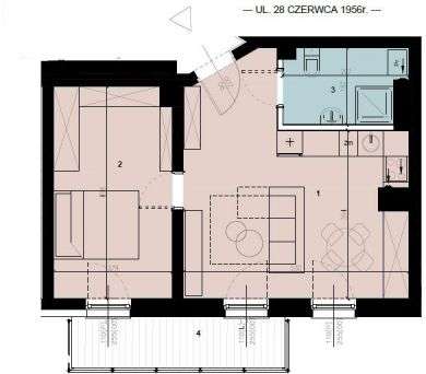 Wilda Story | okazja! | mieszkanie B1.M.1.7 - Pełny obrazek: 3/11