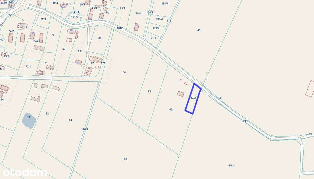 Działka 1500m2, Żydowo, gmina Bartoszyce-1