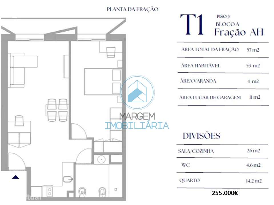 T1 c/varanda e garagem a 5 min da Faculdade Medicina do Porto - Grande imagem: 2/24