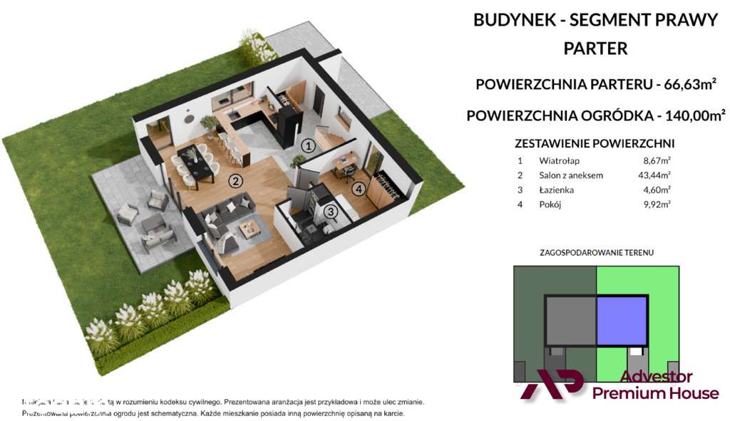 Zarezerwuj ostatni lokal - 66 m2 plus poddasze 35 m2-2