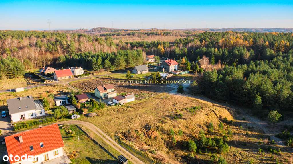 Wyjątkowa działka budowlana. Las i jezioro.-6