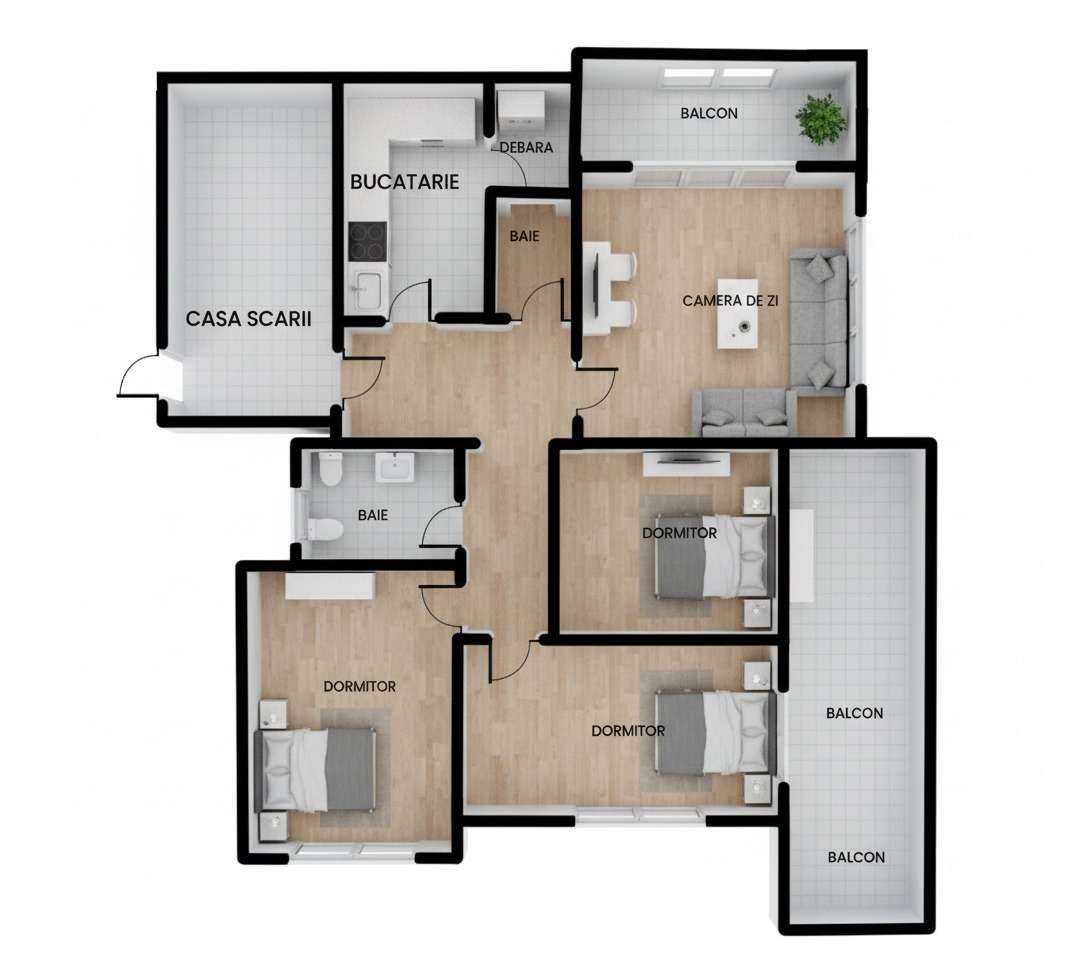 Apartament 4 camere de vanzare Centru - Imagine principală: 1/1