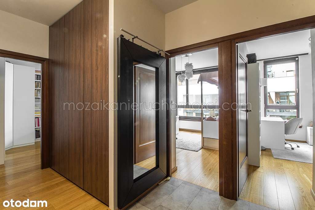 4 pokoje - duży balkon - Park Oś Królewska w Miasteczku Wilanów - Pełny obrazek: 3/8