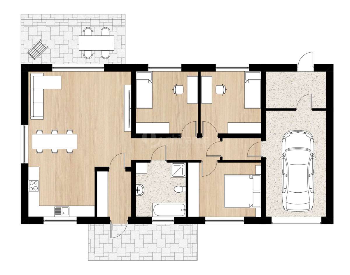 Dom z garażem i pompą ciepła -  Wiekowo - Pełny obrazek: 4/6