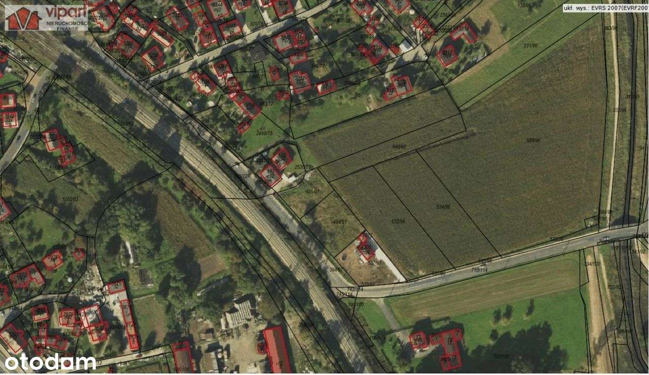 Działka, 696 m², Bieruń - Pełny obrazek: 1/3