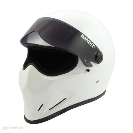 capacete bandit cristal branco - 3