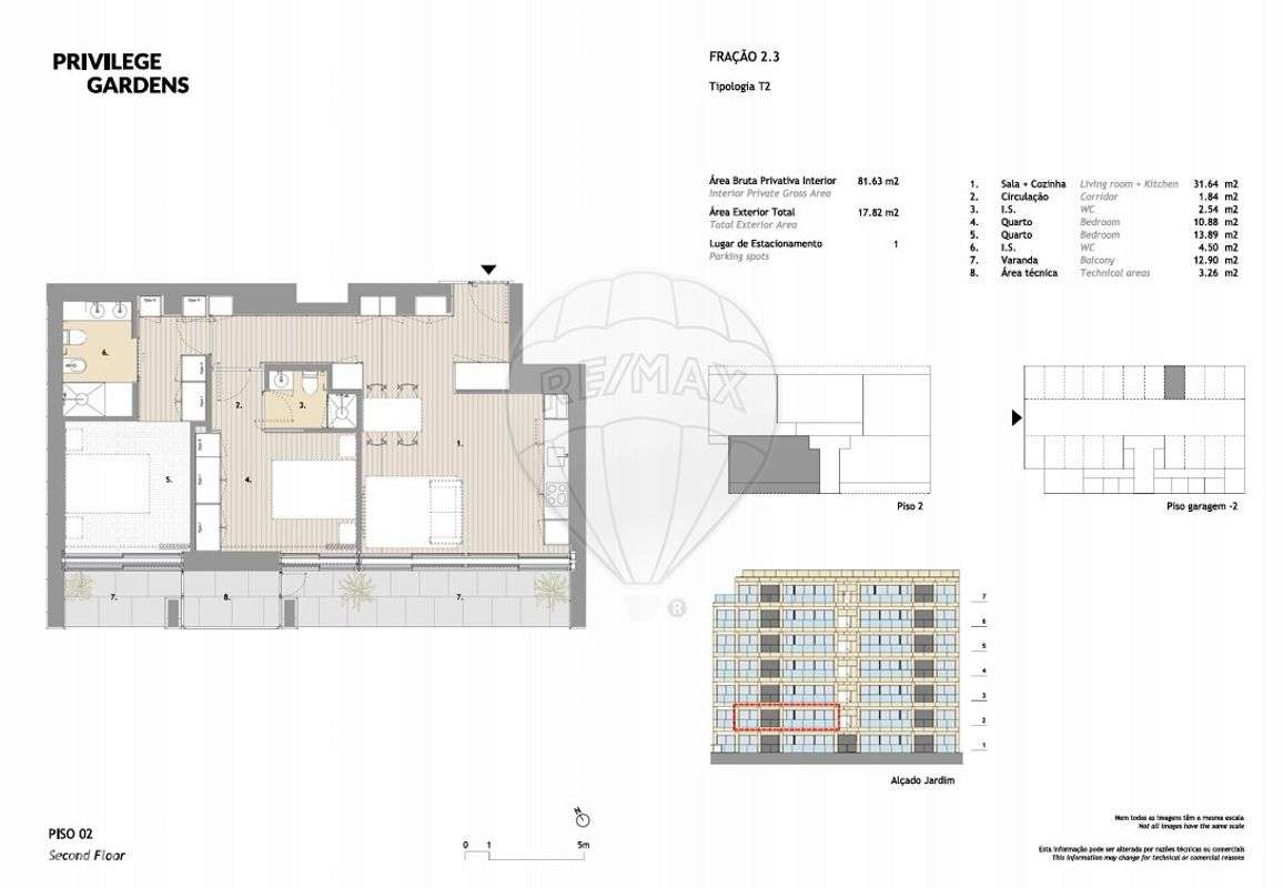 Apartamento T2 para venda - Grande imagem: 2/13