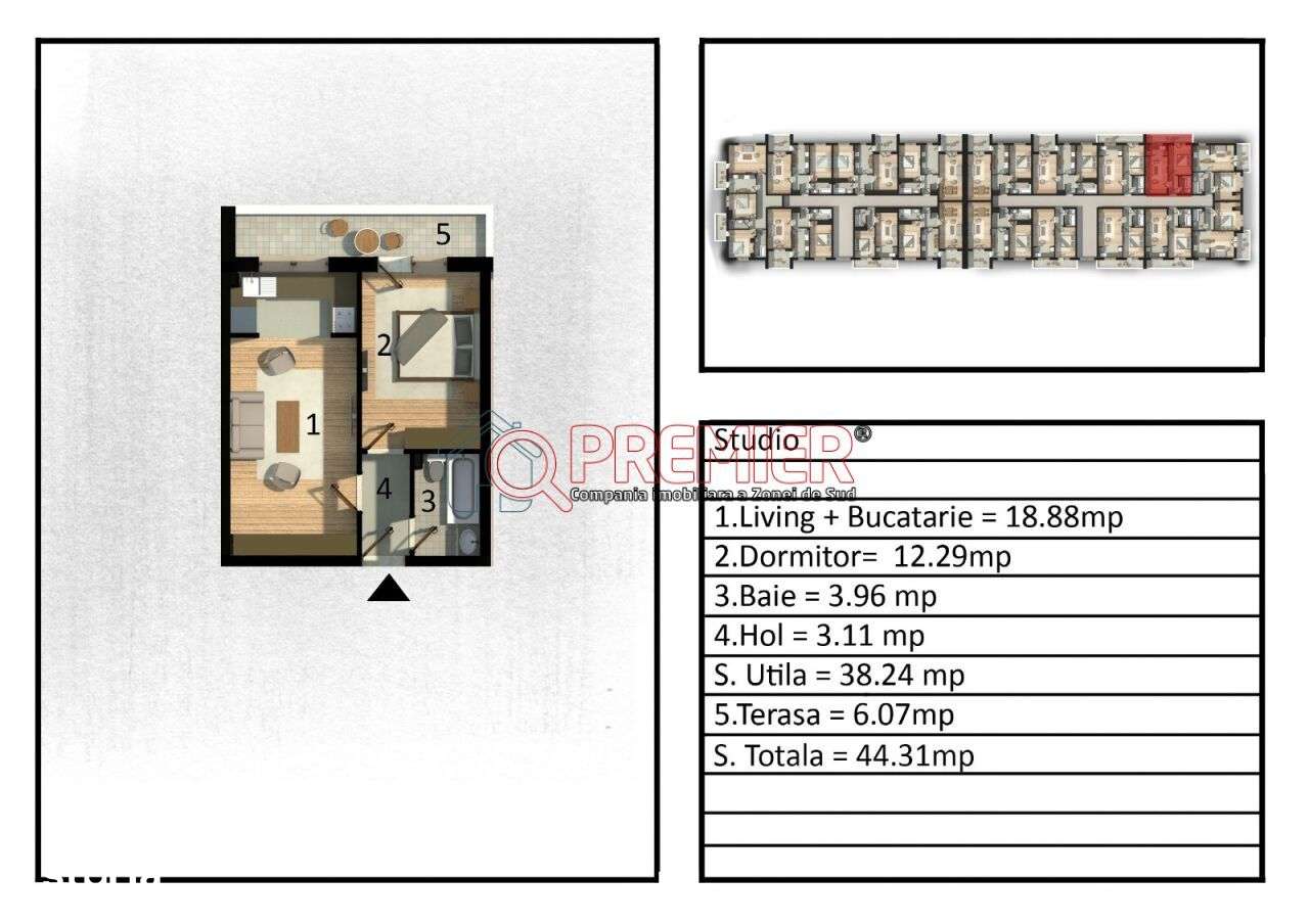 Metrou Dimitrie Leonida - Amurgului vanzare studio - Imagine principală: 2/11