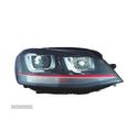 FAROÍS XENON PARA VOLKSWAGEN VW GOLF VII GTI GTD 12-17 FUNDO PRETO - 1