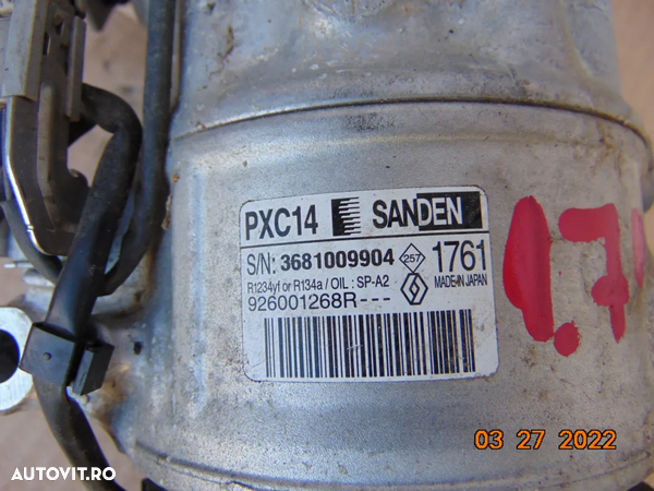 Compresor clima renault 1.2 1.3 1.7 Clio Megane 4 scenic 4 Kadjar 1.2tce 1.3tce duster nissan qashqai x trail nv300 grand scenic trafic 3 - 2