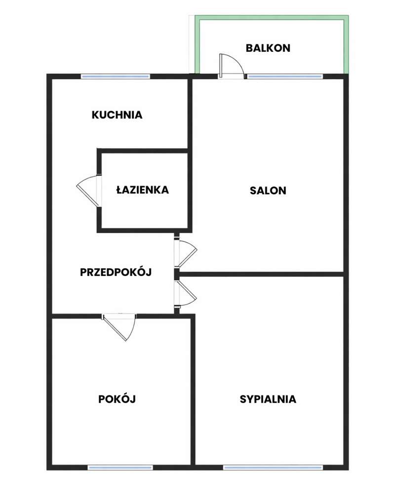 3 pokoje po remoncie *Chorzów*-11