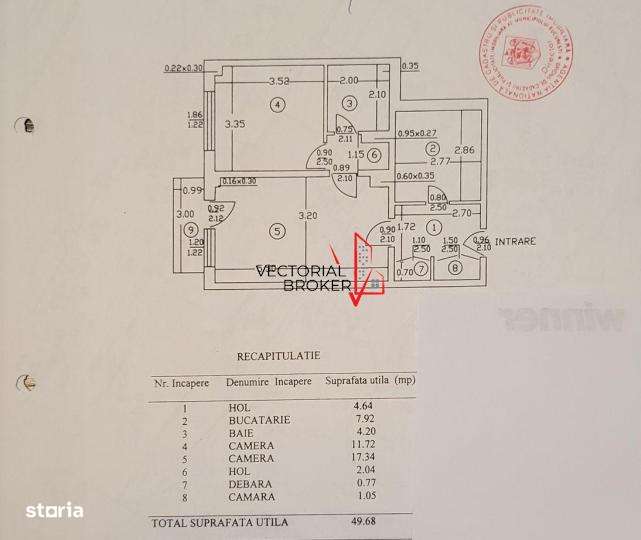 Apartament 2 camere Dristor Mega Image