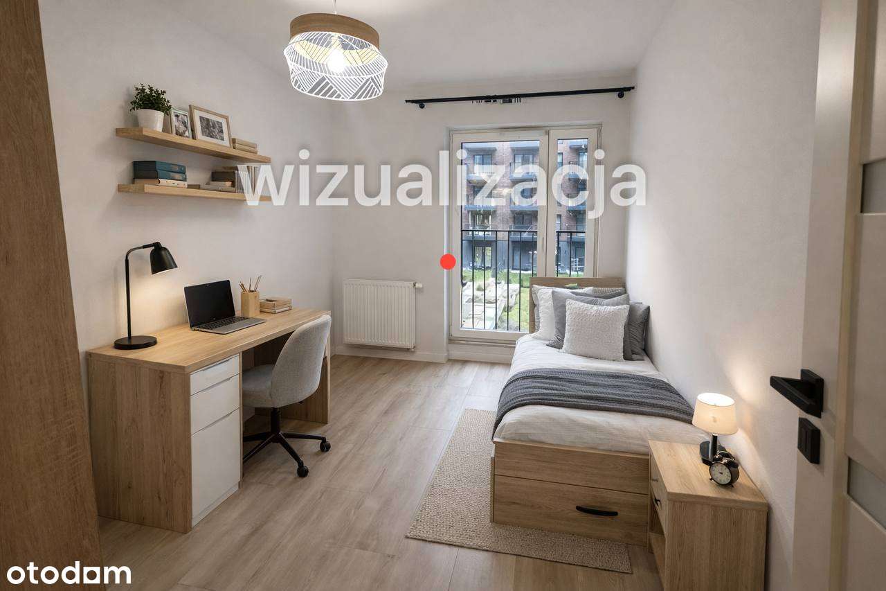 3 pokoje 56 m²|2 balkony|pierwszy najem | parking | ul. Madalińskiego - Pełny obrazek: 5/12