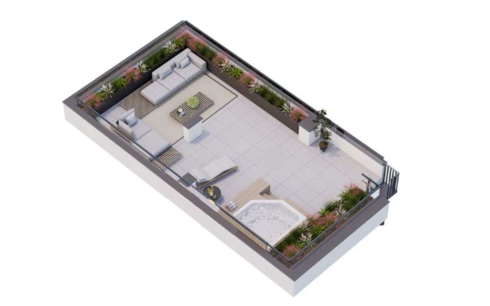 Osiedle Tu i Teraz| Mieszkanie 54,96 m2 - z balkonem i tarasem-14