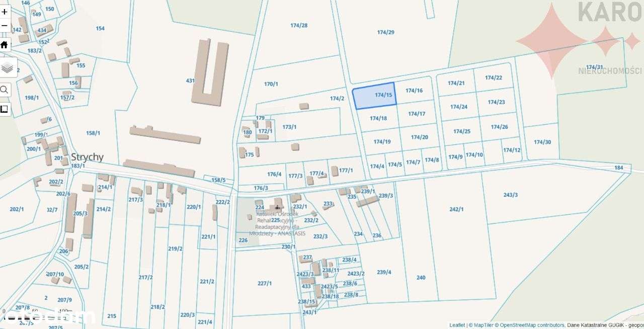 Działka 2305 m2, MPZP, w okolicy lasy i jeziora - Pełny obrazek: 2/4