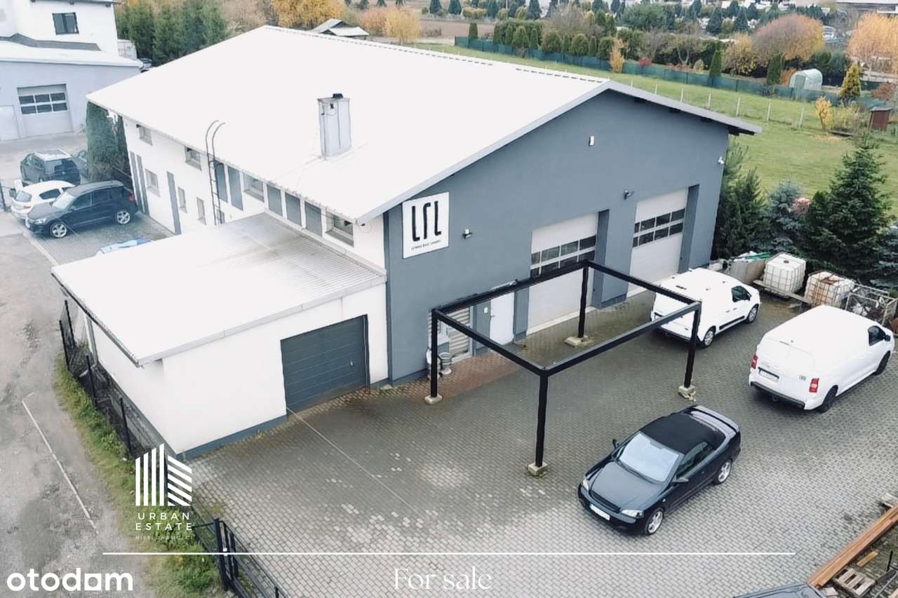 Budynek warsztatowo-usługowy z 2017 r.  w pobliżu węzła DK11 / DK46-0