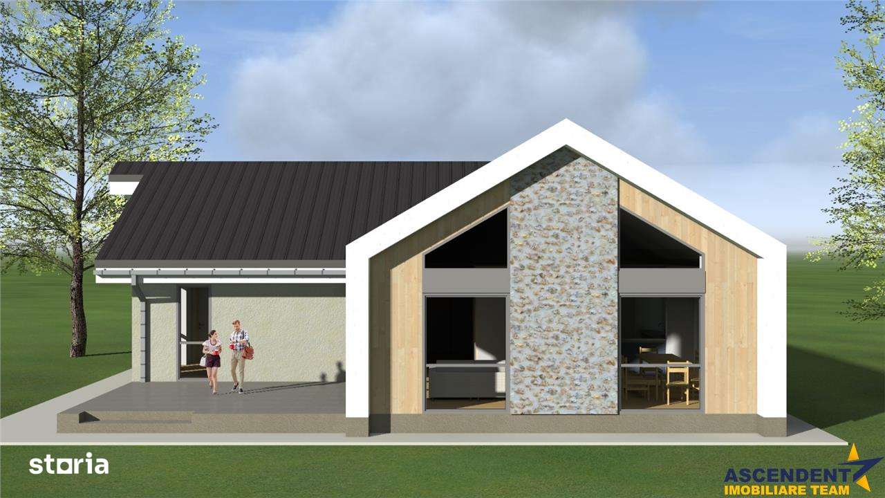 Rezidenta moderna, la cheie, 520 mp teren, Harman, Brasov. - Imagine principală: 5/6