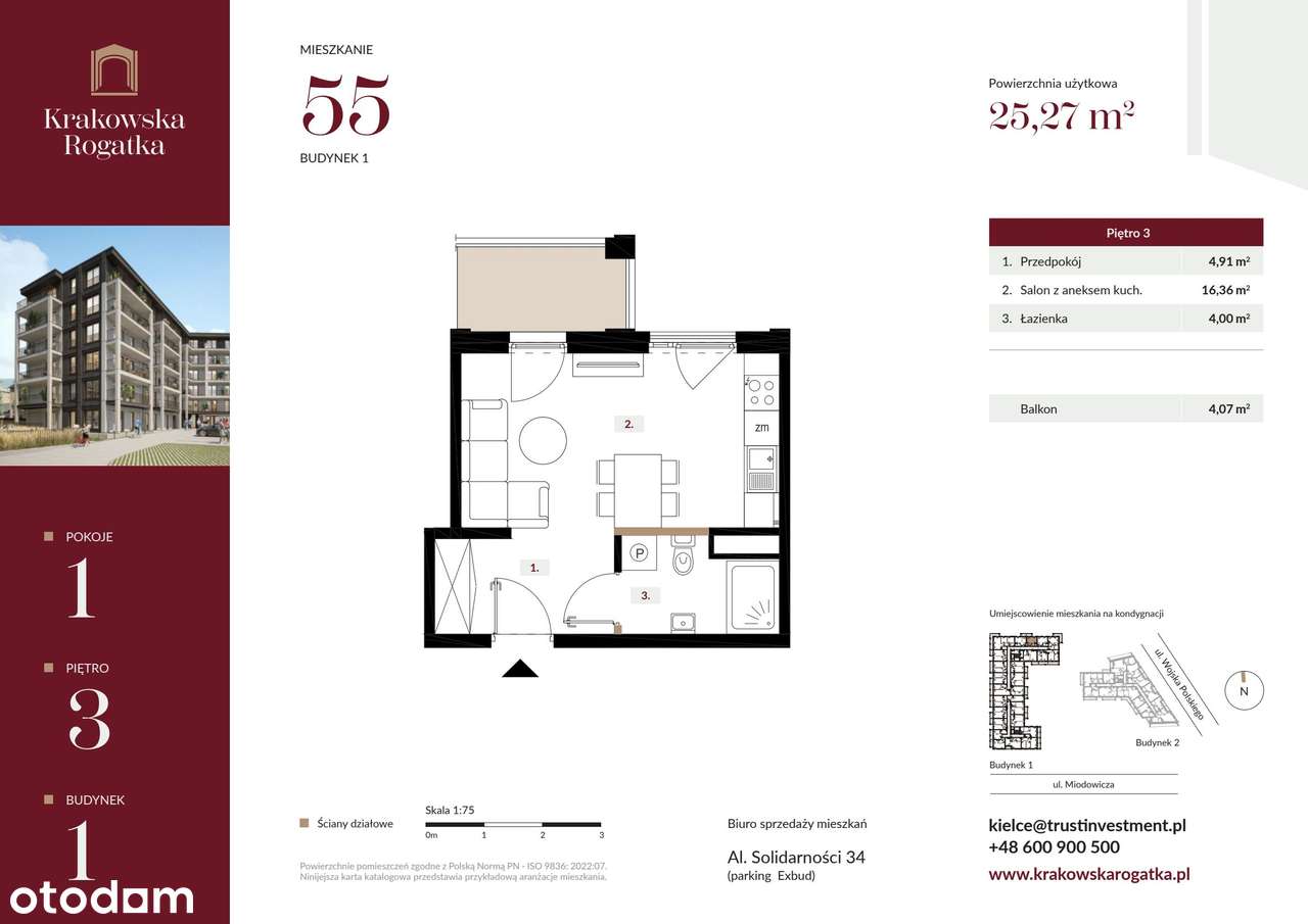 Krakowska Rogatka | mieszkanie 1-pok. | 1_55 - Pełny obrazek: 3/8