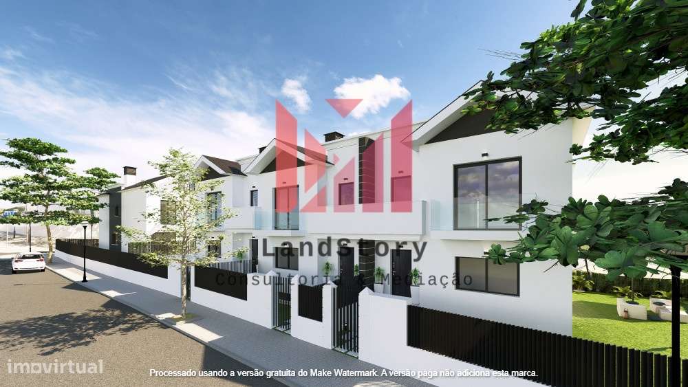 Condominio Moradias T4 piscina e jardim Estoril-23