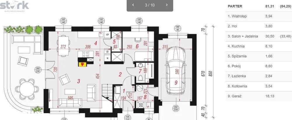 Dom 140m2 w Żółwinie z pięknym ogrodem 1000m2-6