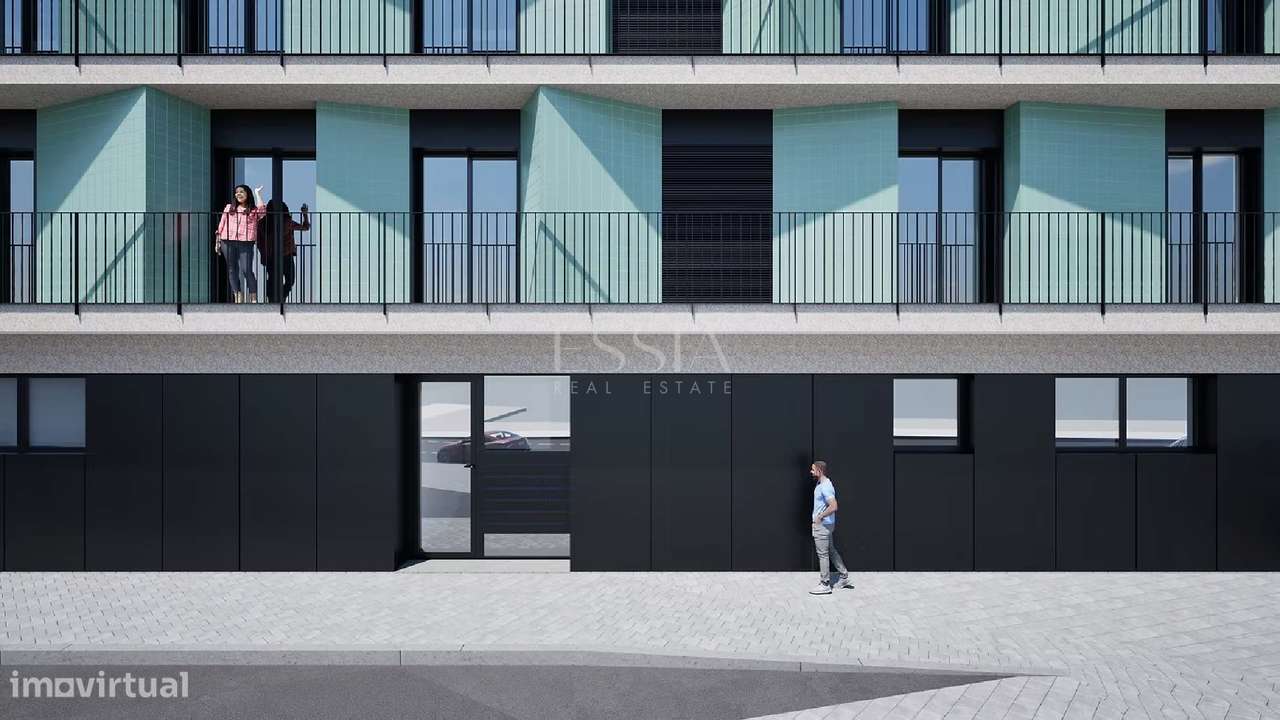 Apartamento T0 com Varanda no Empreendimento CC FLATS-1