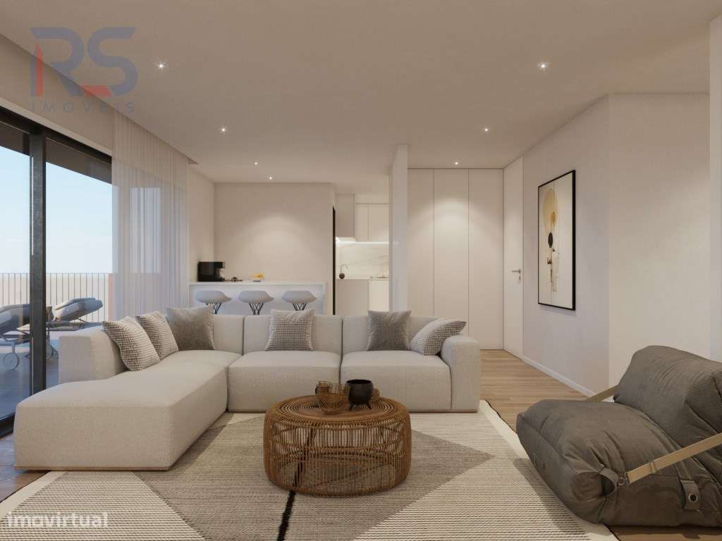 T2 garagem fechada 2 carros e terraço - Grande imagem: 3/53