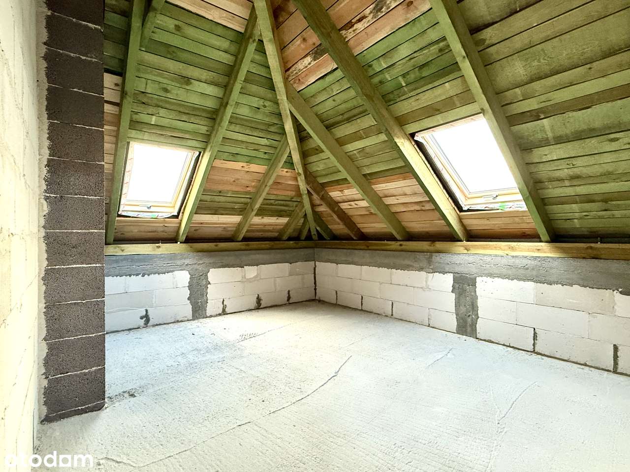 Dom w stanie surowym zamkniętym, 7km od Siedlec - Gołąbek gm. Skórzec-11